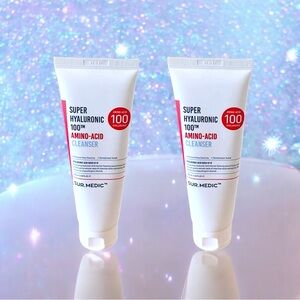 Lot Of 2 SUR.MEDIC Super Hyaluronic 100 Amino Acid Cleanser 100ml / 3.38 oz
